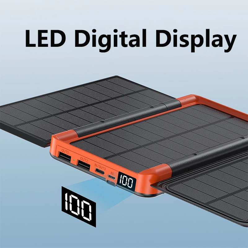 SWZY 20000mAh con 3 pannelli s - Folding Solar Panel recensione e prezzo