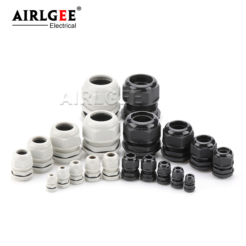 10Pcs Bianco Nero di Plastica  - Cable Gland Waterproof recensione e prezzo