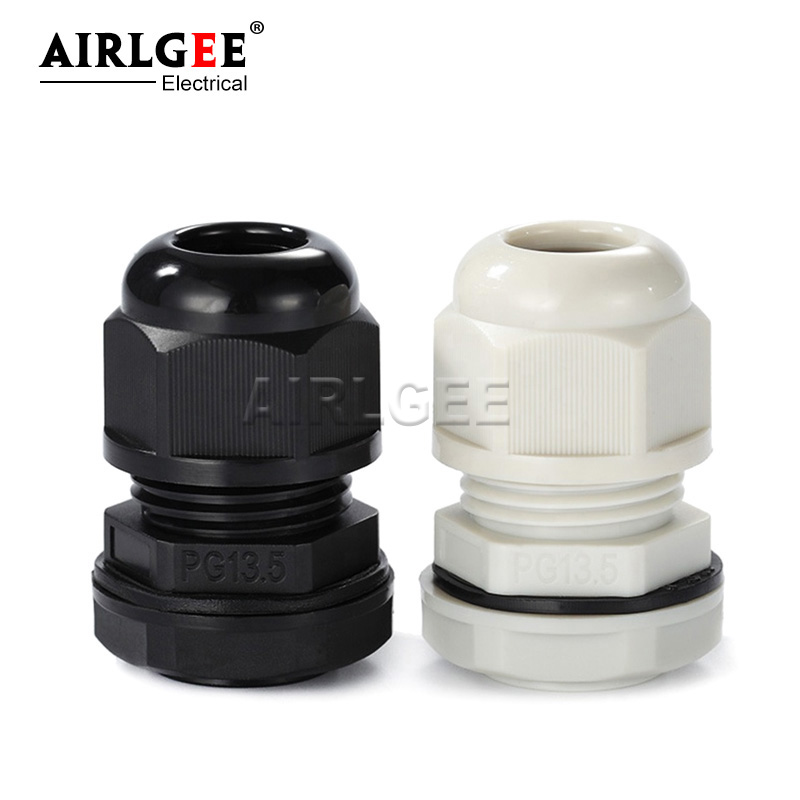 10Pcs Bianco Nero di Plastica  - Cable Gland Waterproof recensione e prezzo
