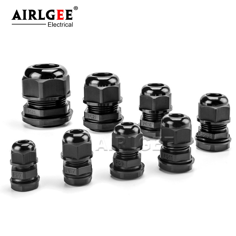 10Pcs Bianco Nero di Plastica  - Cable Gland Waterproof recensione e prezzo